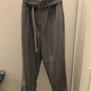 PLAID DRESS PANTS